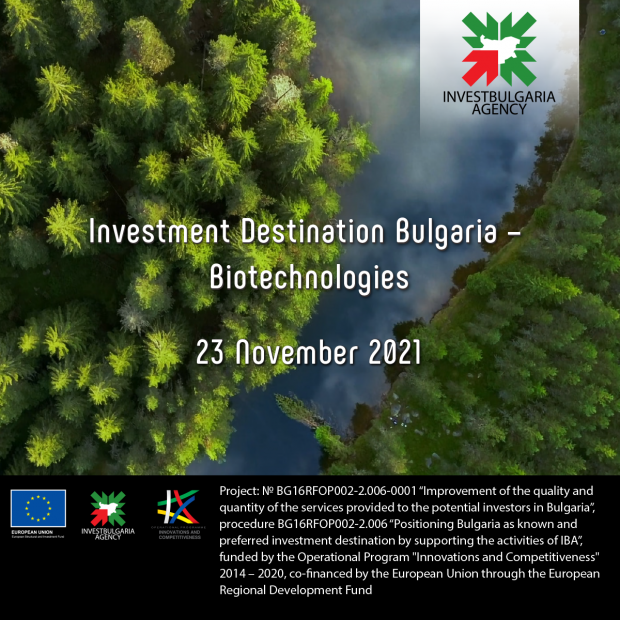 Investment Destination Bulgaria – Biotechnologies